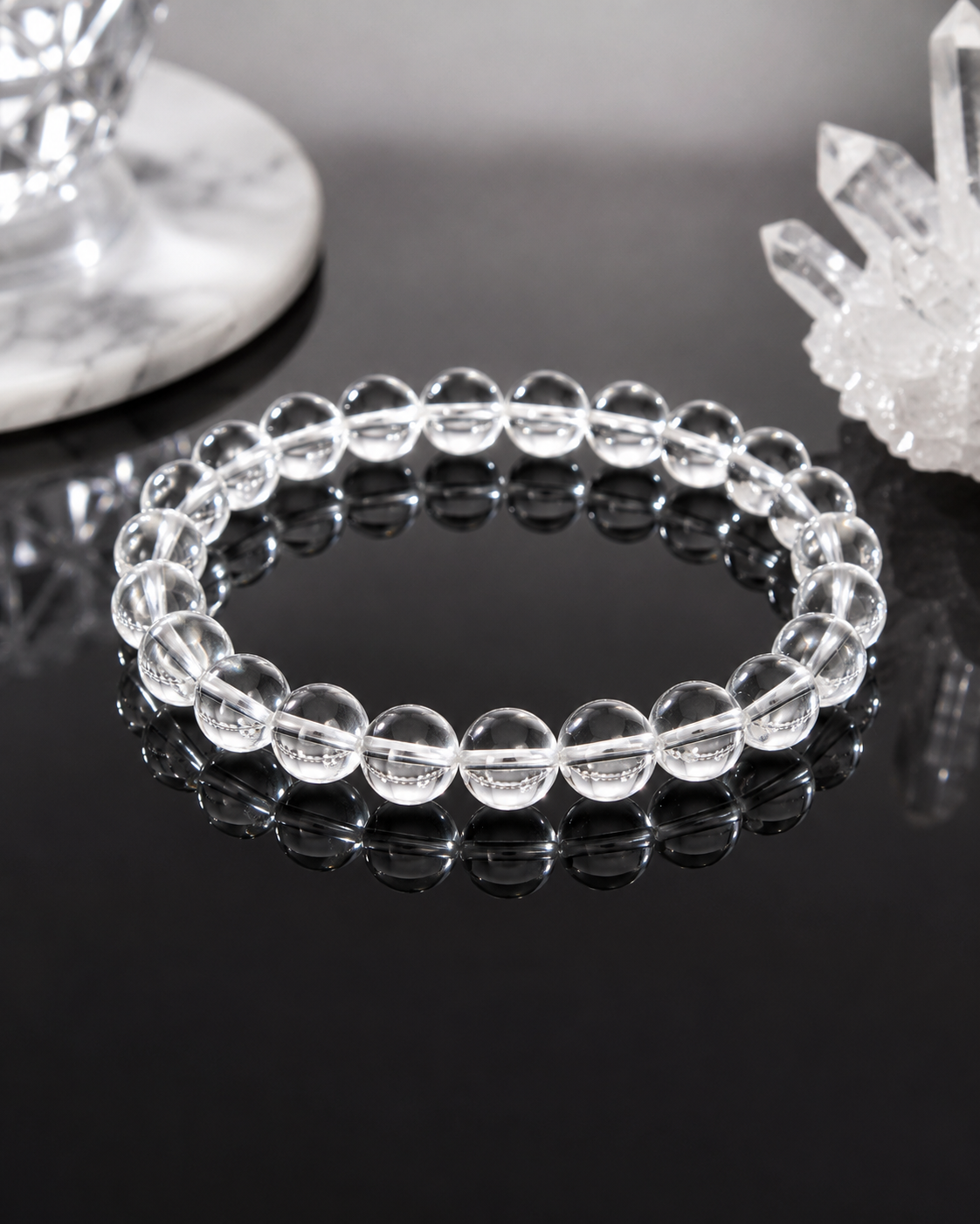 Clear Quartz Crystal Bracelet